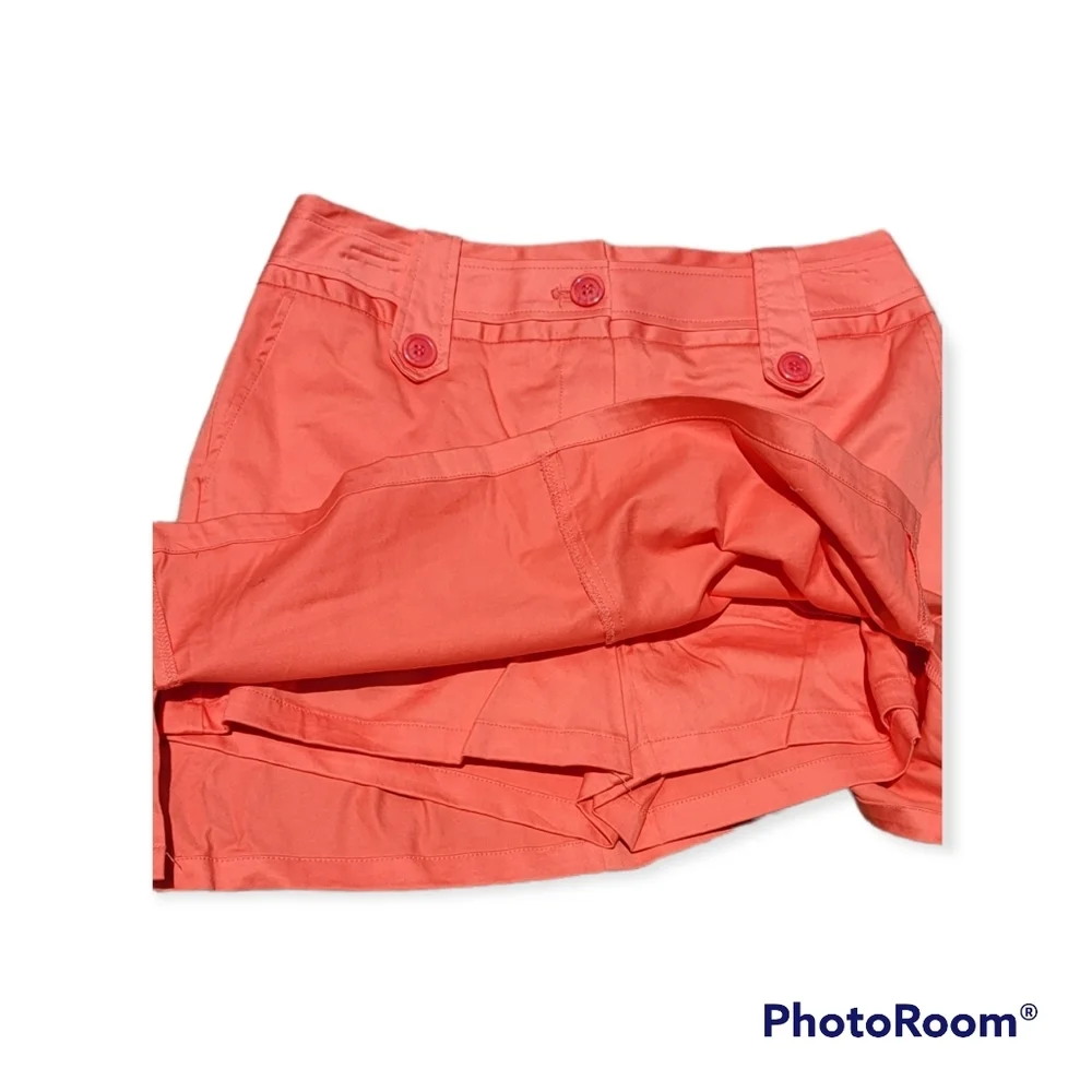 Bay Studio Women’s Tennis Golf Skirt Skort Cotton Spandex Blend Size 2P Coral. - Picture 2 of 5